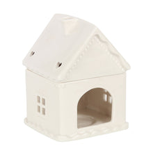 Load image into Gallery viewer, White Gingerbread House Oil/Wax Burner
