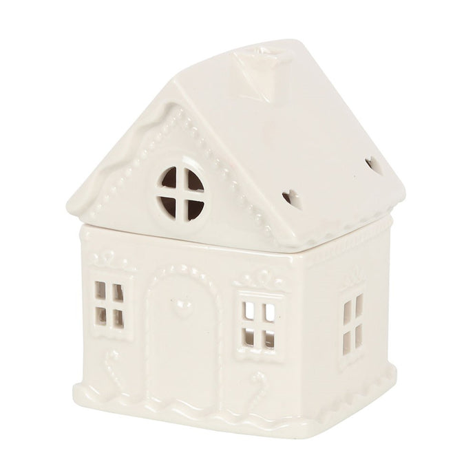 White Gingerbread House Oil/Wax Burner