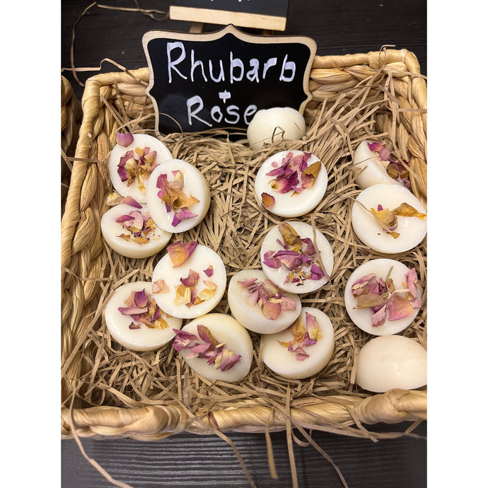 Rhubarb & Rose Botanical Single Dome Wax Melt